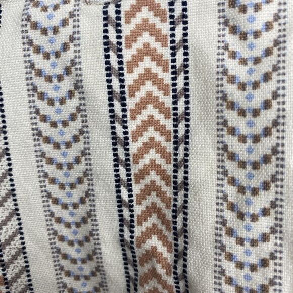 DALIA Shorts Pastel Geometric Print Stretch Pockets Womens 4 Cream Multicolor - Picture 8 of 11